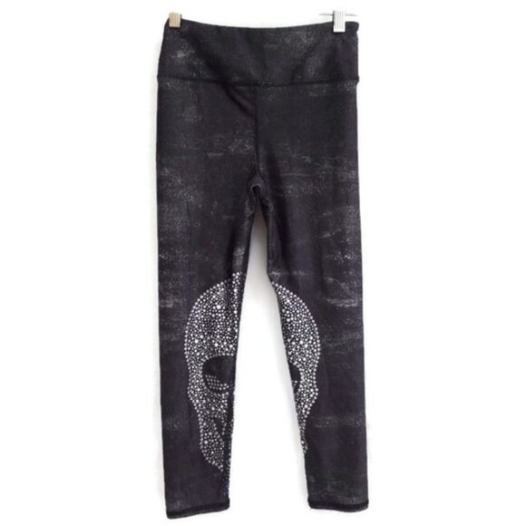 Evolution and Creation Capris Leggings Skull Graphic Thick Stretchy Yoga - Picture 3 of 4